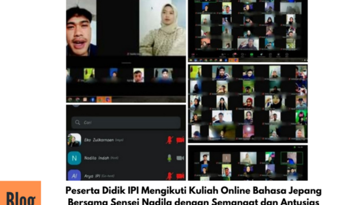 Kelas Kulia Online Via Zoom Meeting Program Jepang