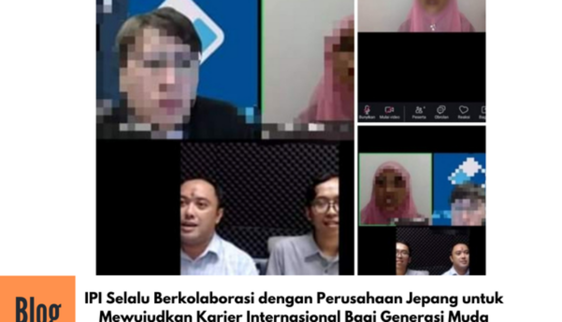 Kegiatan Zoom Meeting Manajemen IPI dengan Perusahaan Jepang