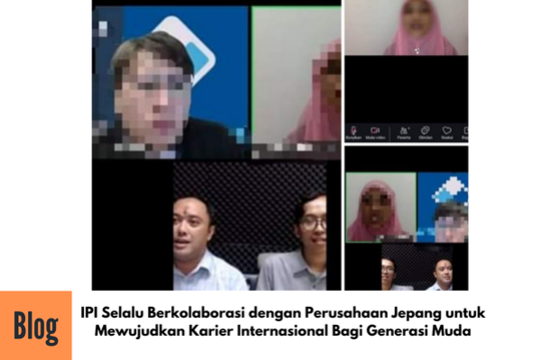Kegiatan Zoom Meeting Manajemen IPI dengan Perusahaan Jepang