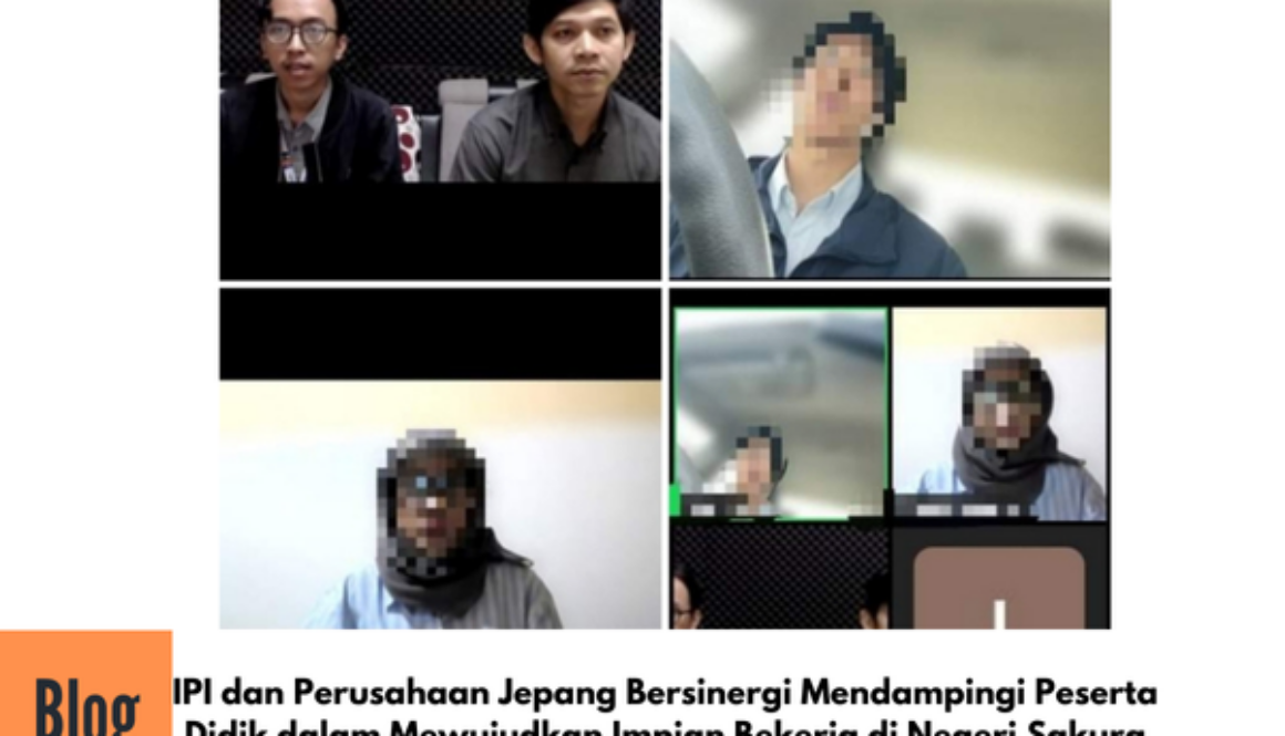 Zoom Meeting Kerjasama Manajemen IPI dengan Perusahaan Jepang