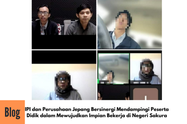 Zoom Meeting Kerjasama Manajemen IPI dengan Perusahaan Jepang