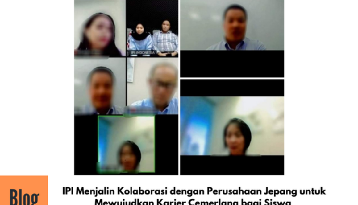 Kegiatan Zoom Meeting Kerjasama IPI dengan Perusahaan Jepang