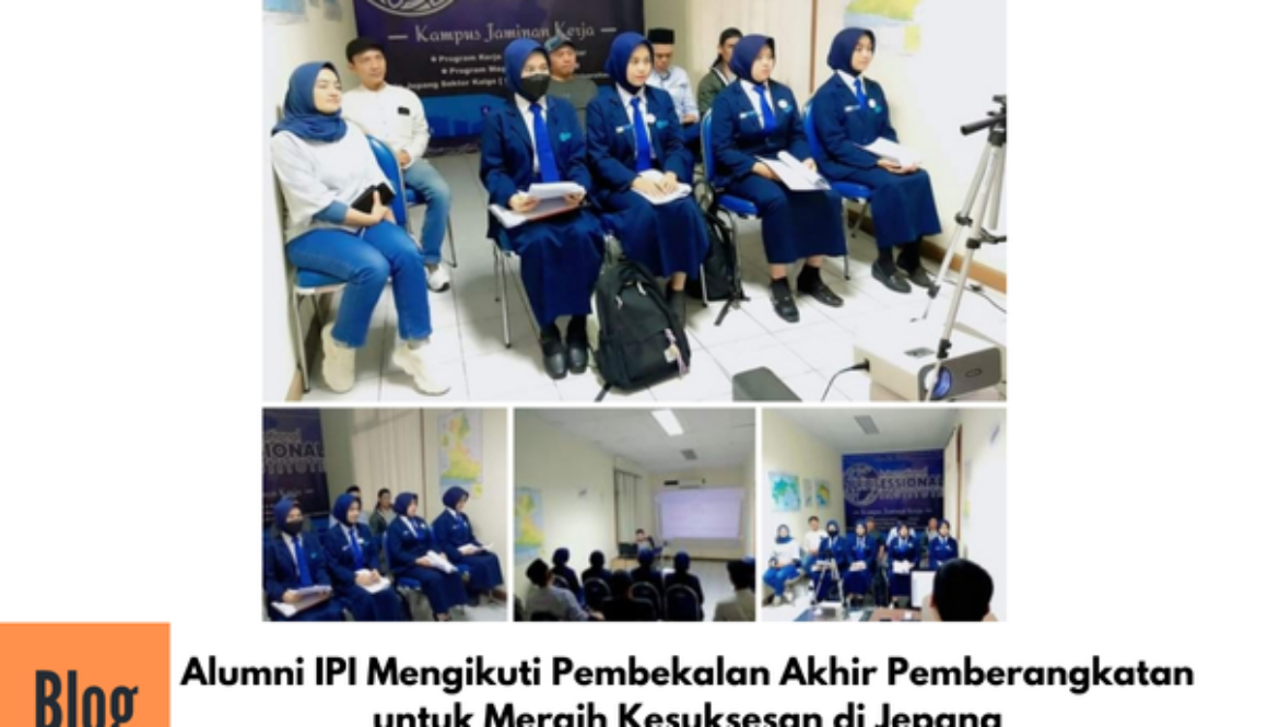 Kegiatan PAP Persiapan Berangkatan Kerja ke Jepang Sektor Pengolahan Makanan
