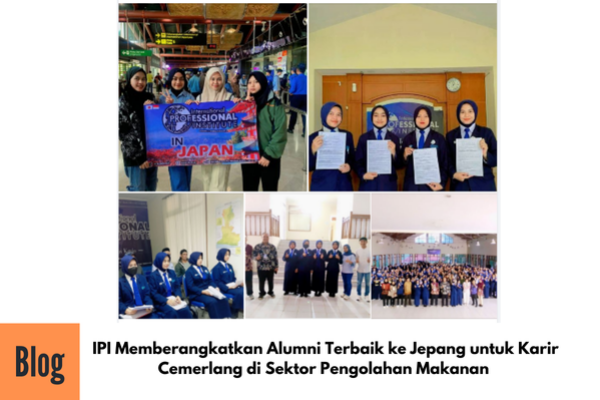Keberangkatan Alumni IPI Ke Jepang Sektor Pengolahan Makanan