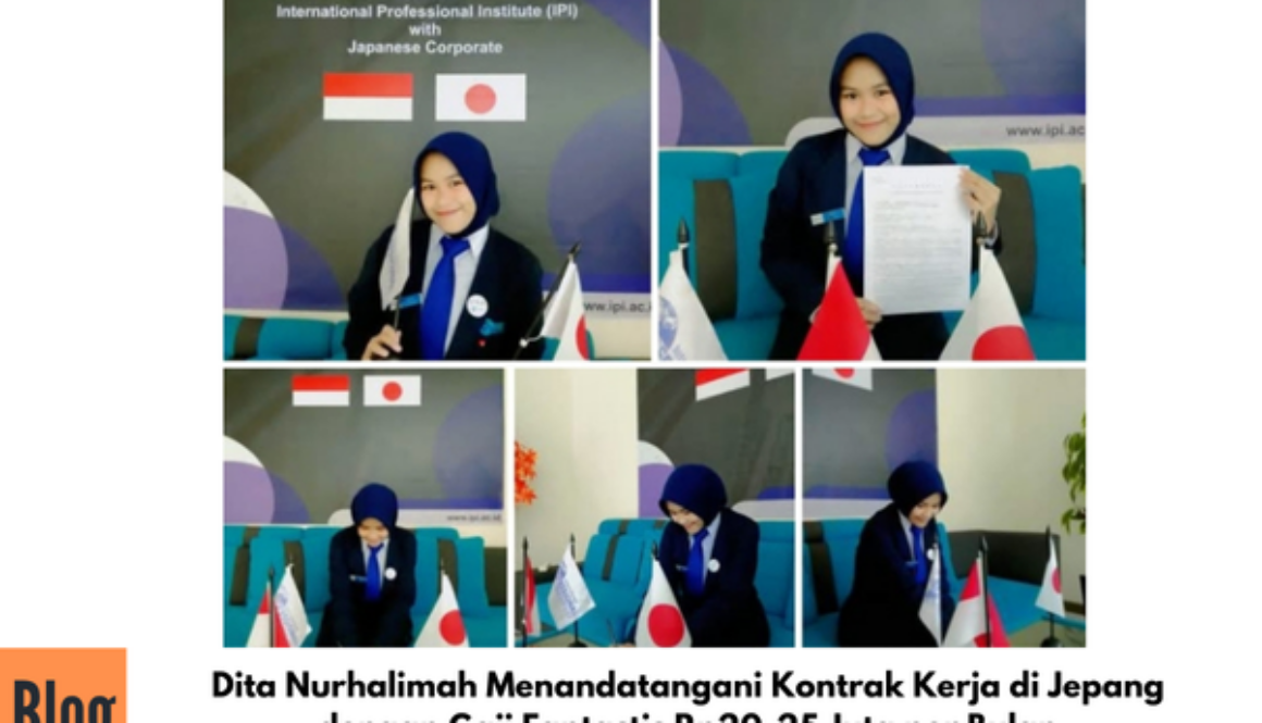 Penandatanganan Kontrak Kerja ke Jepang  Sektor Kaigo