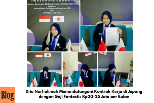 Penandatanganan Kontrak Kerja ke Jepang  Sektor Kaigo