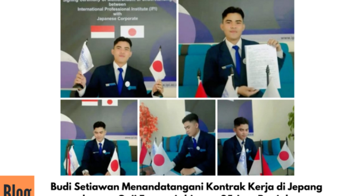 Penandatanganan Kontrak Kerja ke Jepang Sektor Pengolahan Makanan