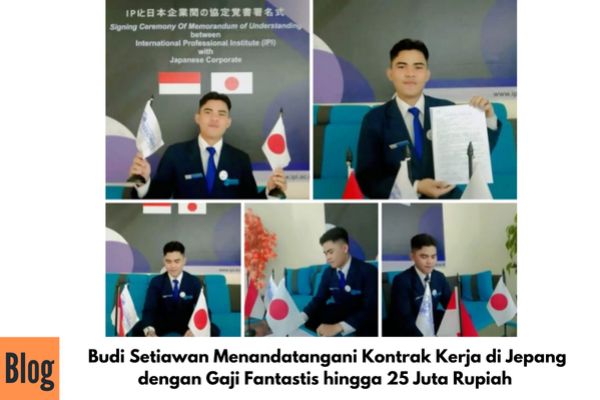 Penandatanganan Kontrak Kerja ke Jepang Sektor Pengolahan Makanan