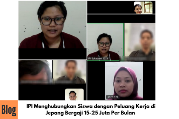 Zoom Meeting Kerjasama IPI dengan Perusahan Jepang