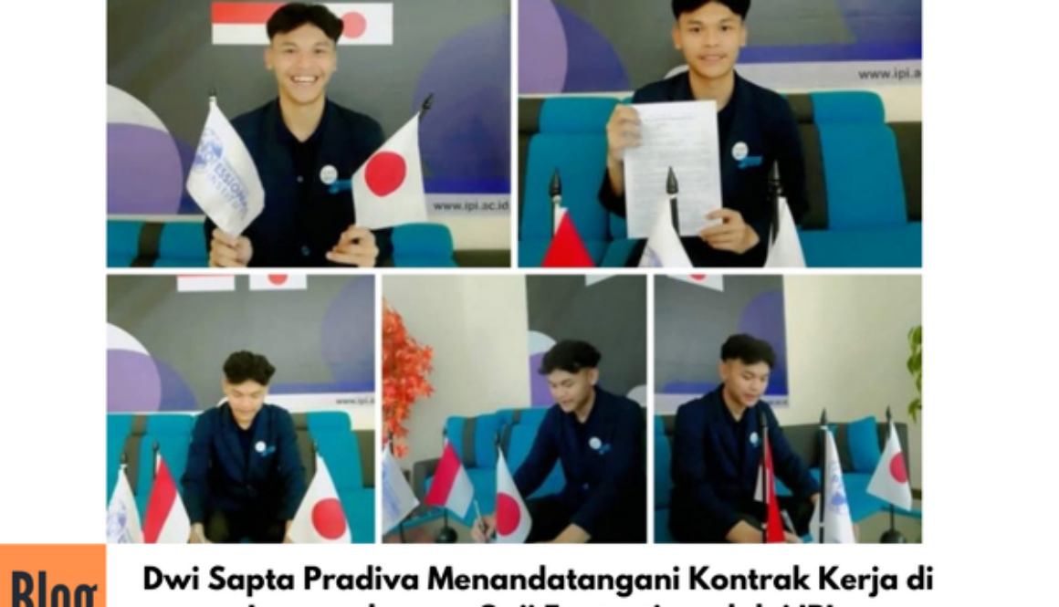 Penandatanganan Kontrak Kerjra Jepang