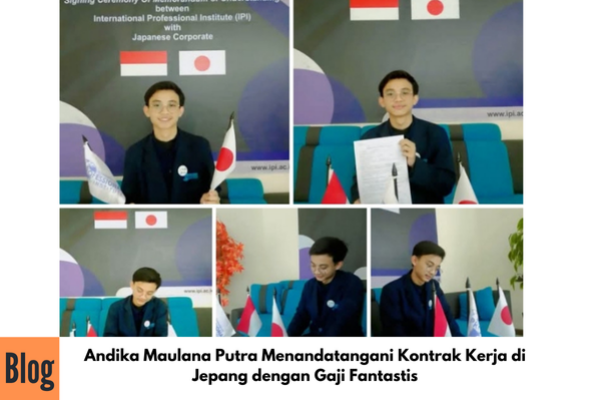 Penandatanganan Kontrak Kerja ke JEpang Sektor Shokuhin, Andika