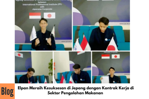 Penandatanganan Kontrak Kerja ke Jepang Sektor Pengolahan Makanan