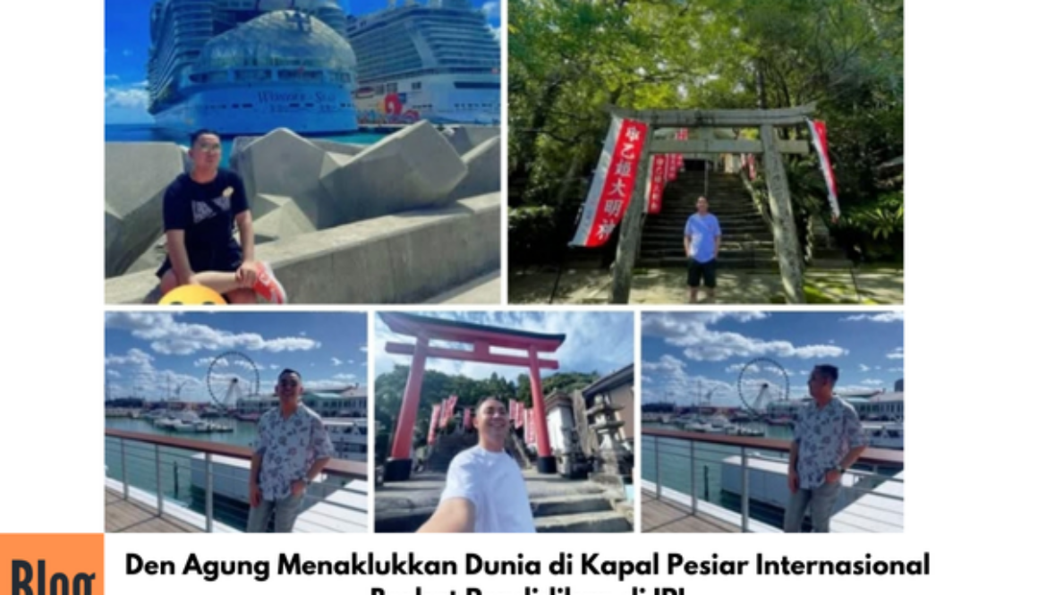 Den Agung Kini Sukses Bekerja sambil Keliling Dunia Bersama Kapal Pesiar International