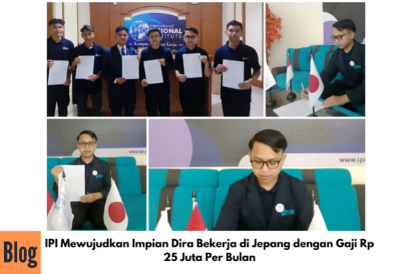 Penandatanganan Kontrak Kerja ke Jepang Sektor Pengolahan Makanan, Dira
