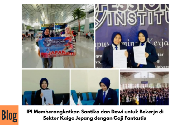 Keberangkatan Kerja ke Jepang Sektor Kaigo Santika & Dewi