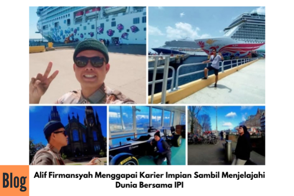 Alif Firmansyah Bekerja sambil Keliling dunia bersama Kapal Pesiar Internasional