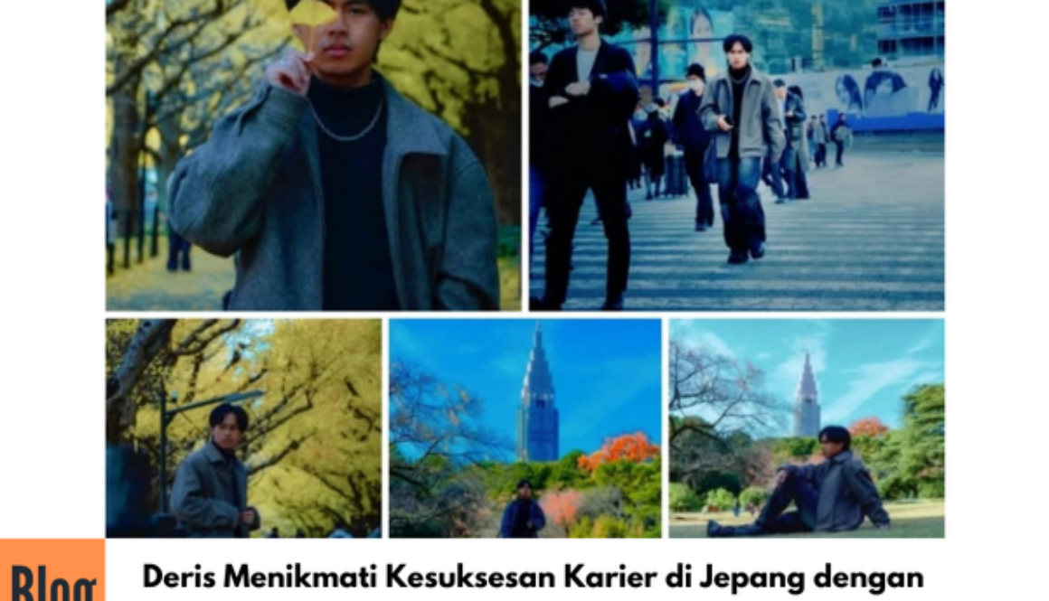 Deris Alumni IPI Jalan-jalan Berpose di Jepang
