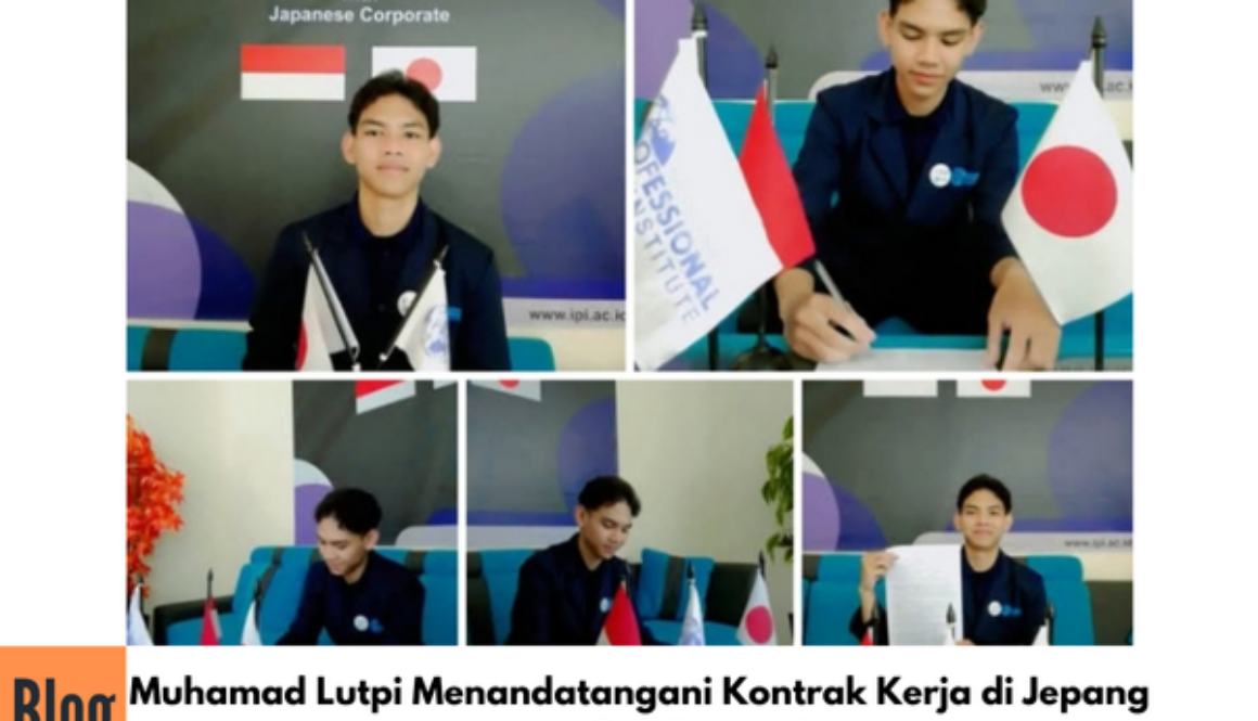 Penandatanganan Kontrak Kerja ke Jepang Sektor Pengolahan Makanan