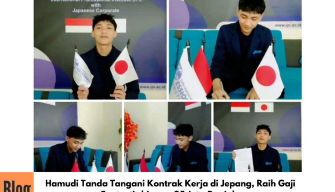 Penandatanganan Kontrak Kerja ke Jepang Sektor Pengolahan Makanan