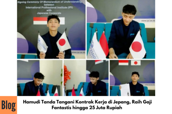 Penandatanganan Kontrak Kerja ke Jepang Sektor Pengolahan Makanan