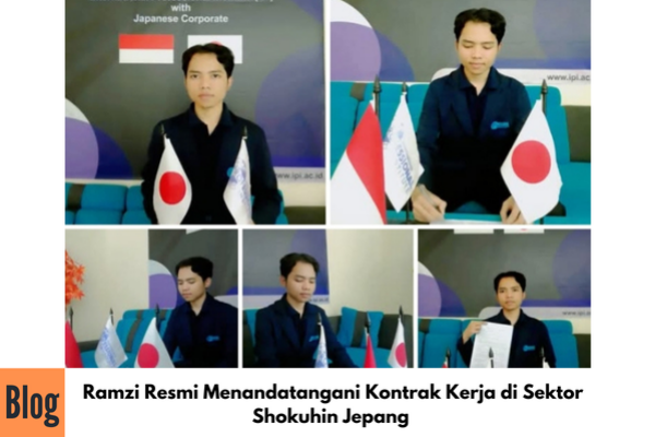 Penandatanganan Kontrak Kerja ke Jepang Sektor Pengolahan Makanan