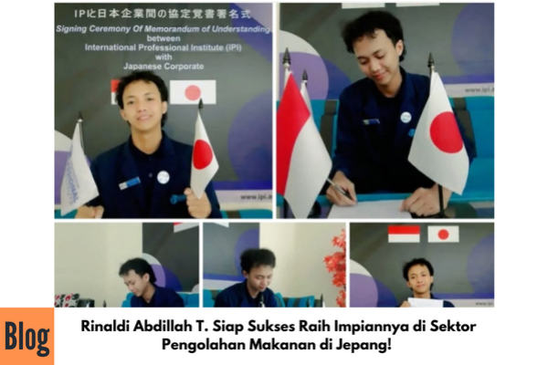 Penandatanganan Kontrak Kerja ke Jepang Sektor Shokuhin