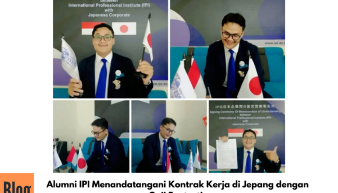 Penandatanganan Kontrak Kerja ke Jepang Sektor Shokuhin