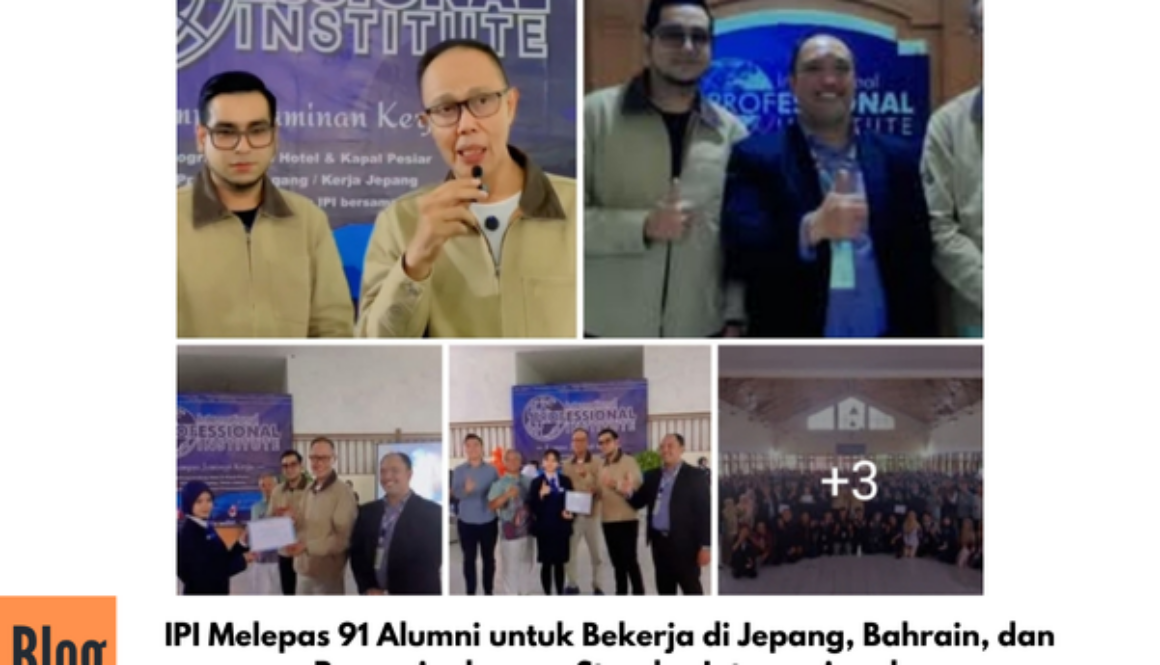Pelepasan 91 Alumni IPI  Untuk Bekerja ke Jepang, Eropa dan Timur Tengah