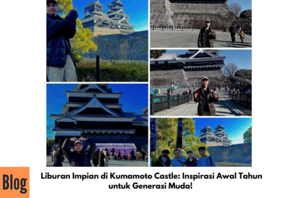 Keseruan Alumni IPI Jalan-jalan di Kumamoto Castle Jepang