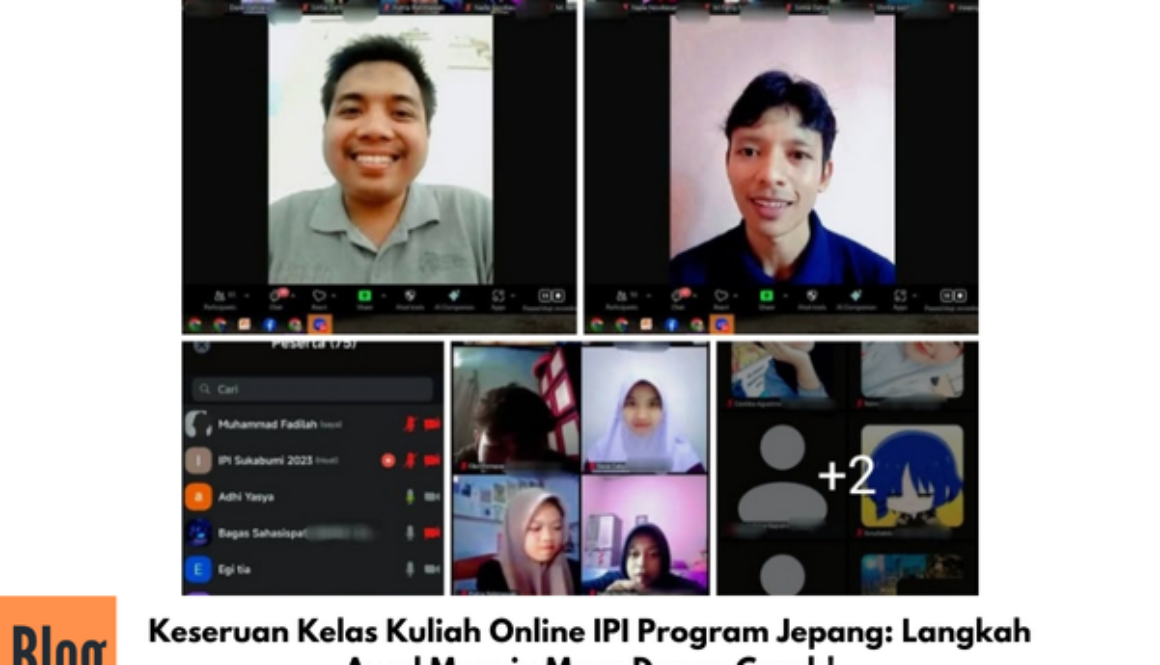 Kegiatan Kelas Kuliah Online Weekend Siswa Program Jepang