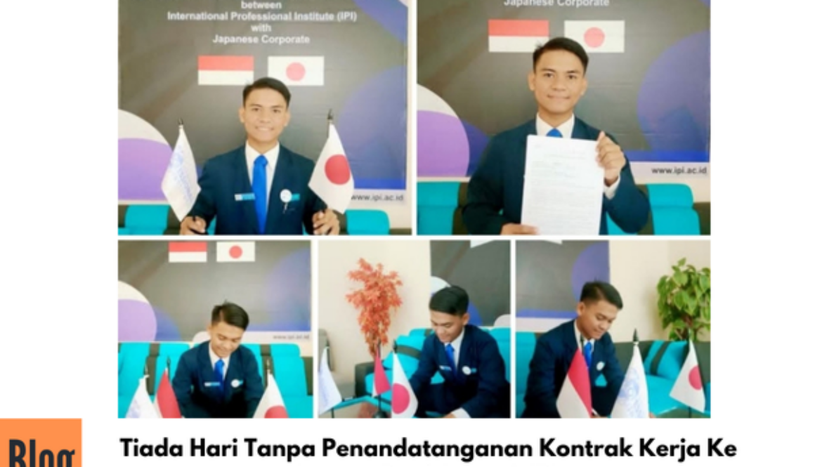 Penandatanganan Kontrak Kerja ke Jepang Sektor Kaigo