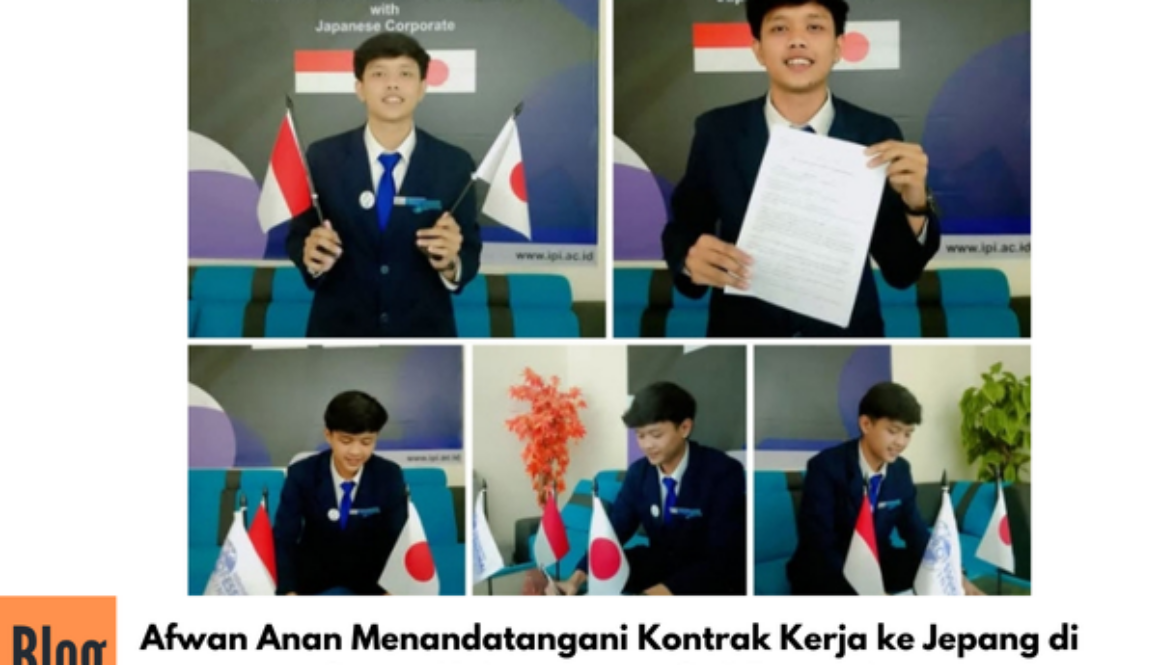 Penandatanganan Kontrak Kerja ke Jepang