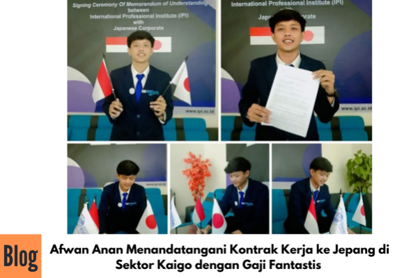 Penandatanganan Kontrak Kerja ke Jepang