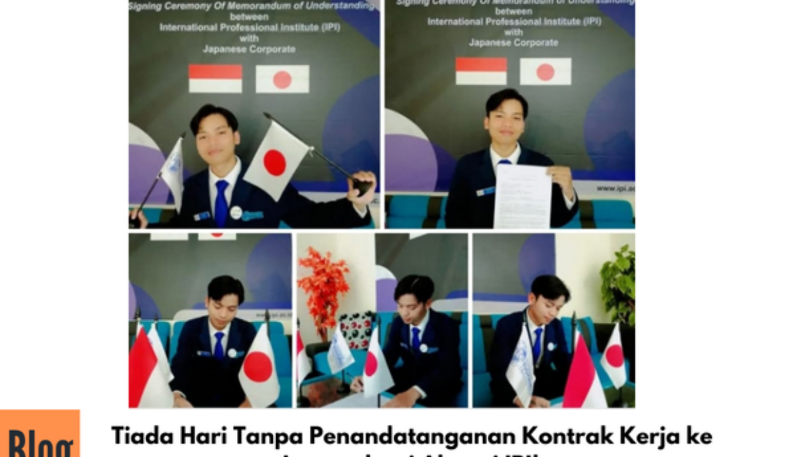 Penandatanganan Kontrak Kerja ke Jepang Sektor Kaigo