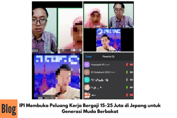 Kegiatan Zoom Meeting Kerjasama IPI dengan Perusahaan Jepang