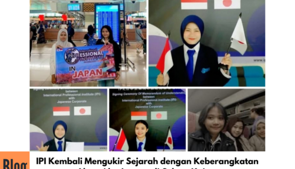 Keberangkatan Kerja Alumni IPI ke Jepang Sektor Kaigo Anggiana & Salma