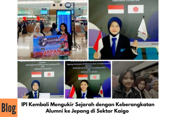 Keberangkatan Kerja Alumni IPI ke Jepang Sektor Kaigo Anggiana & Salma