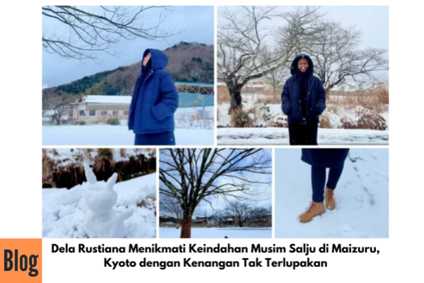 Dela Rustiana Menikmati Keindahan Musim Salju di Maizuru