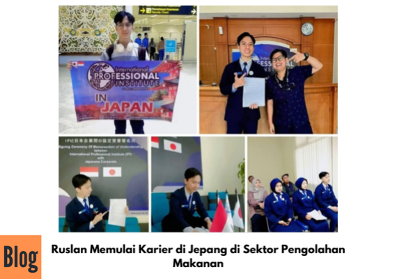 Keberangkatan Ruslan,  Alumni IPI Ke Jepang Sektor Pengolahan Makanan