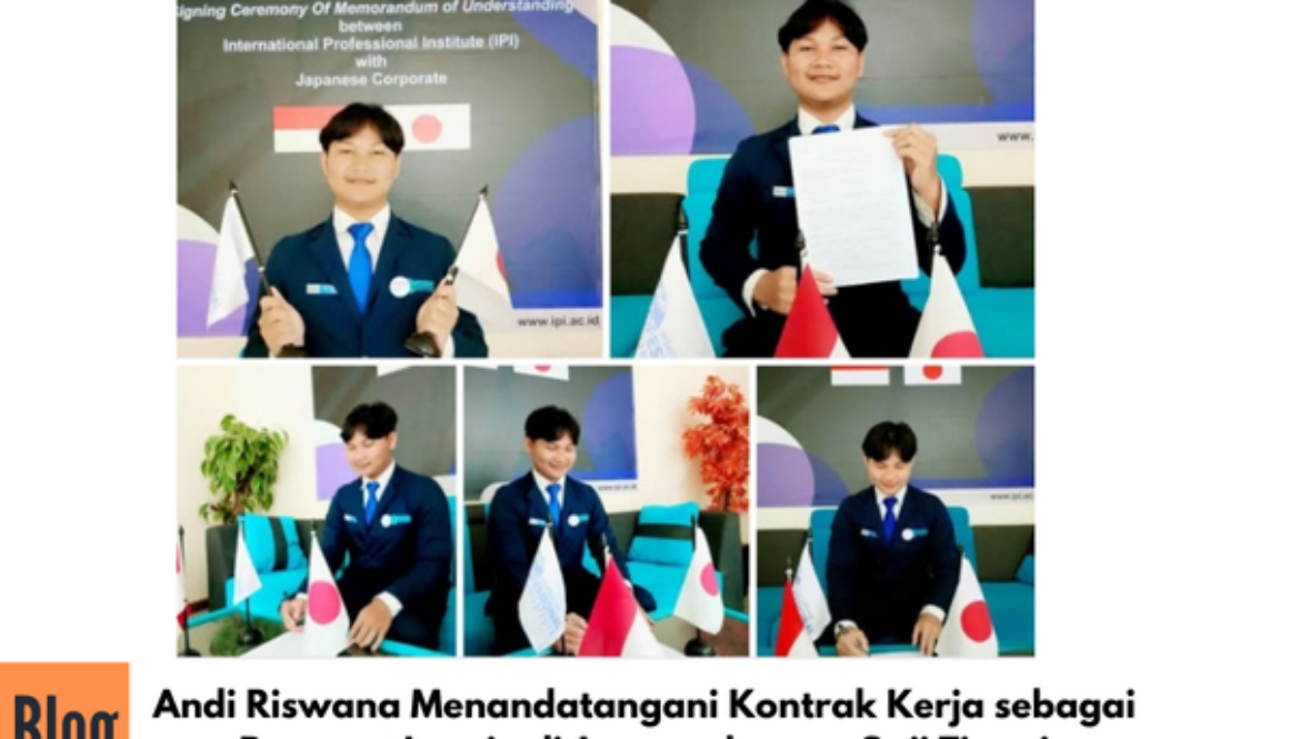 Andi Riswana Menandatangani Kontrak Kerja sebagai Perawat Lansia di Jepang dengan Gaji Tinggi