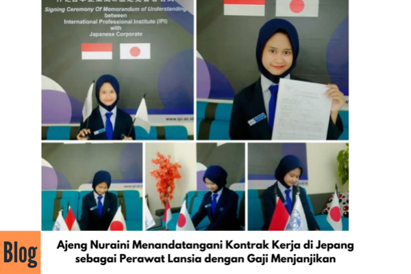 Penandatanganan Kontrak Kerja ke Jepang Sektor Kaigo