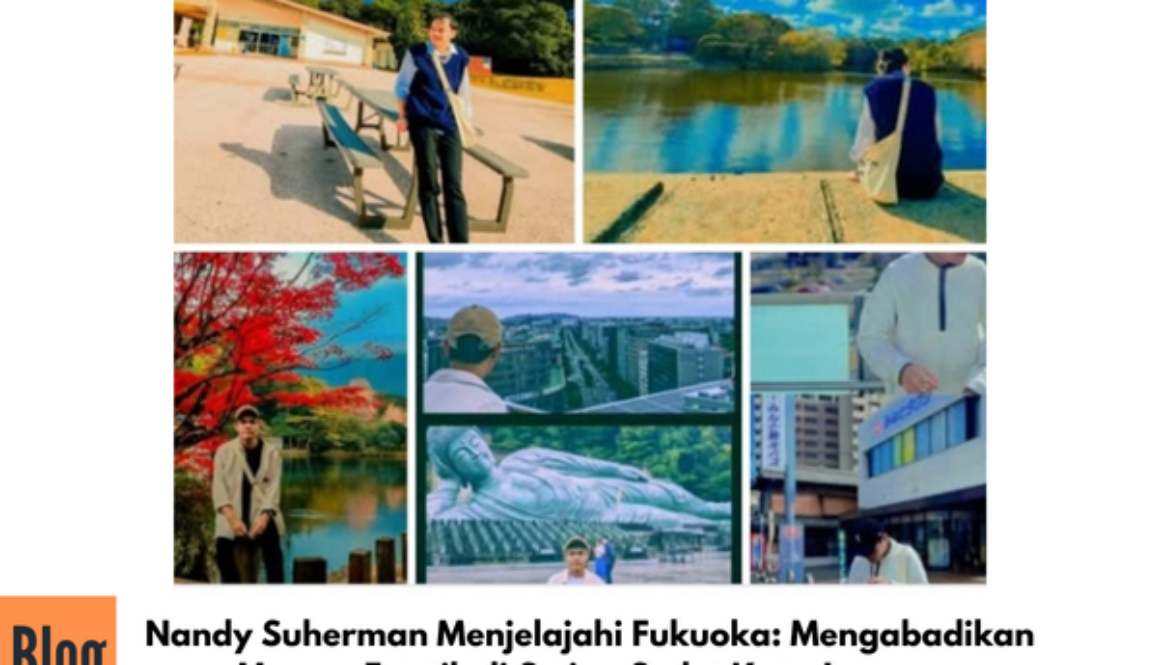 Pose estetik Jalan-jalan di Fukuoka Jepang Versi Nandy ( Alumni IPI )