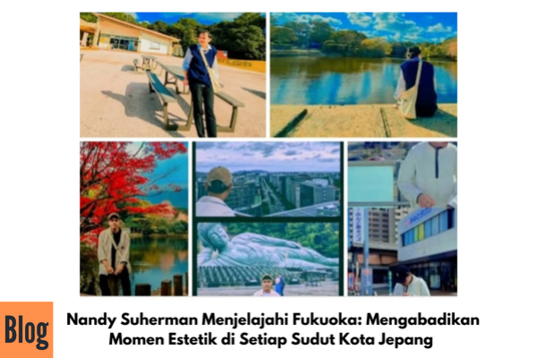 Pose estetik Jalan-jalan di Fukuoka Jepang Versi Nandy ( Alumni IPI )