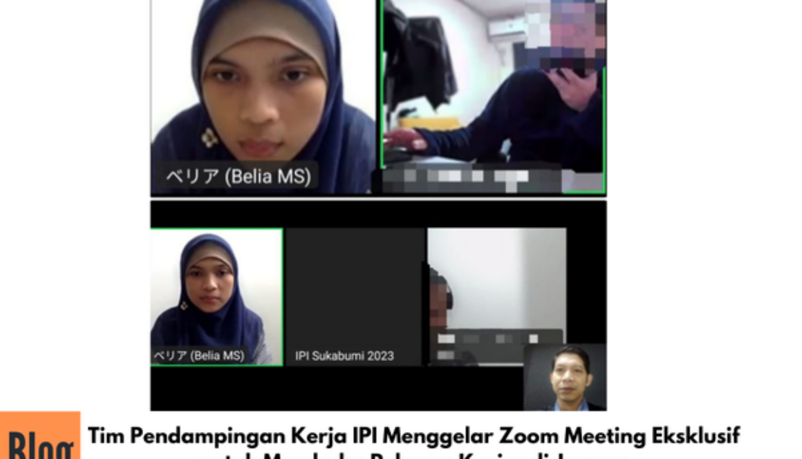 Zoom Meeting Kerjasama IPI Dengan Perusahaan Jepang
