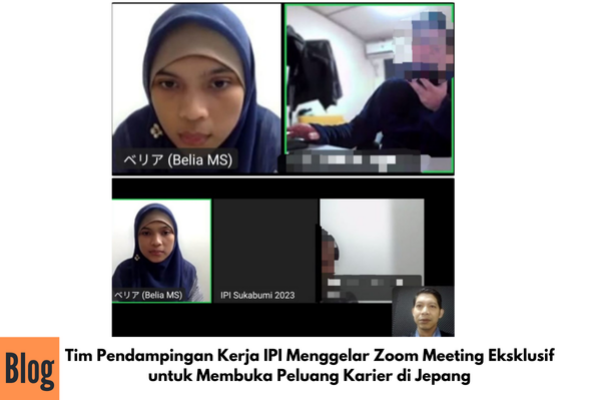 Zoom Meeting Kerjasama IPI Dengan Perusahaan Jepang