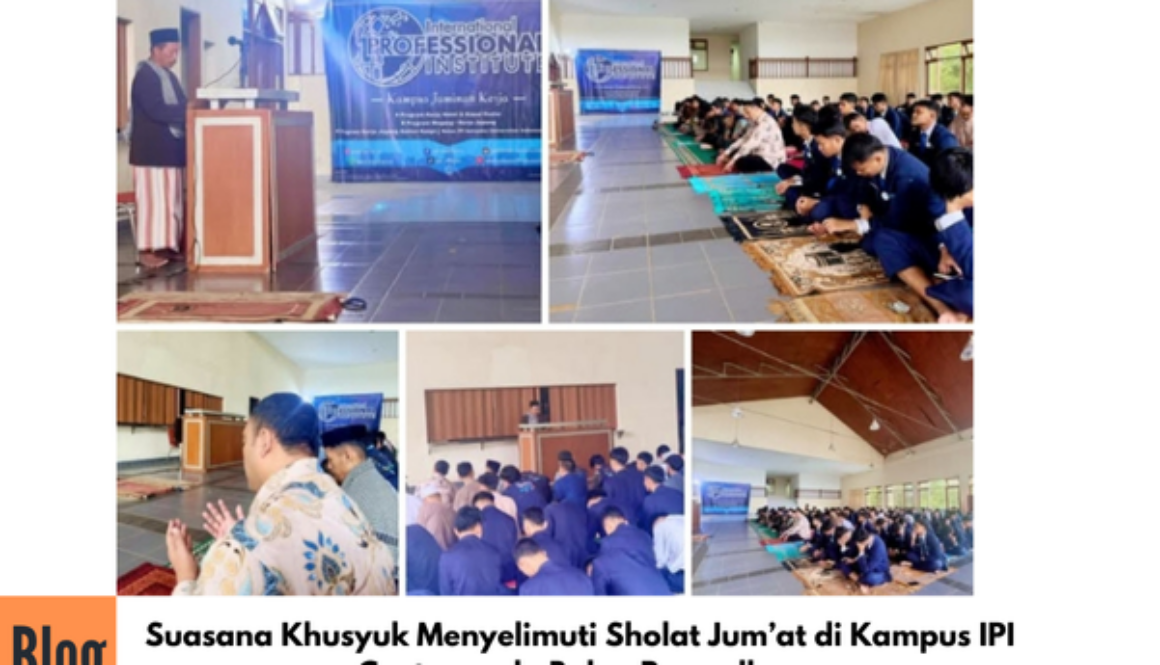 Kegiatan Sholat Jum'at di Aula IPI Center
