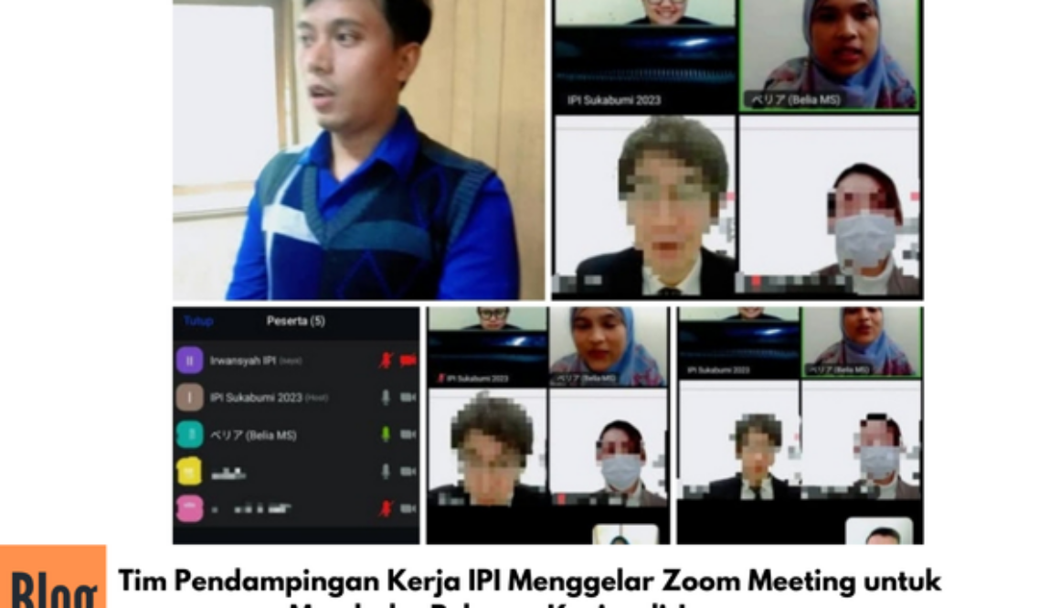 Zoom Meeting Kerjasama IPI bersaa Perusahaan Jepang