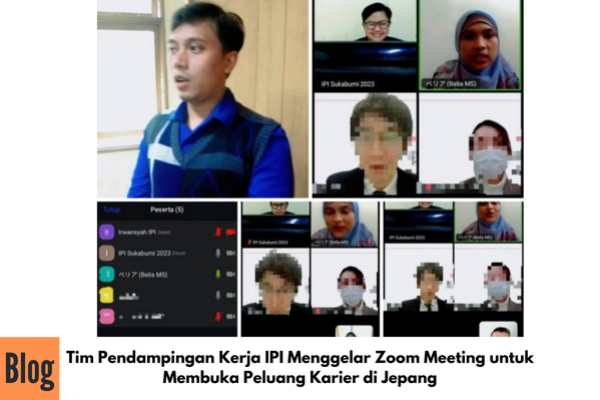 Zoom Meeting Kerjasama IPI bersaa Perusahaan Jepang