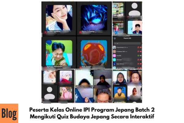 Kegiatan Kuliah Online Program Jepang Bersama Sensei Via Zoom Meeting