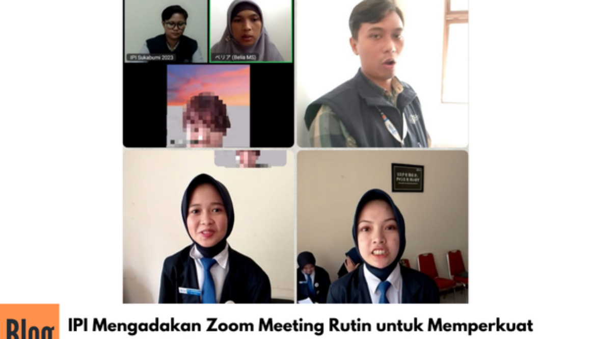 Zoom Meeting Kerjasama IPI bersaa Perusahaan Jepang